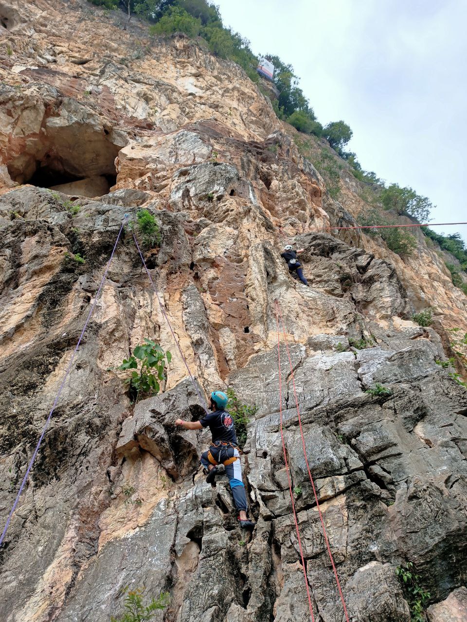 some climbers