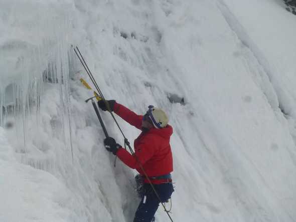 Ice climbing