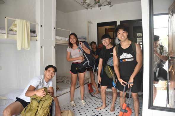 Group picture on one of the mornings