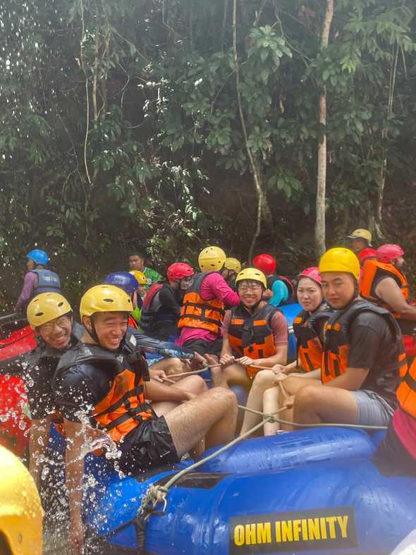 Whitewater rafting